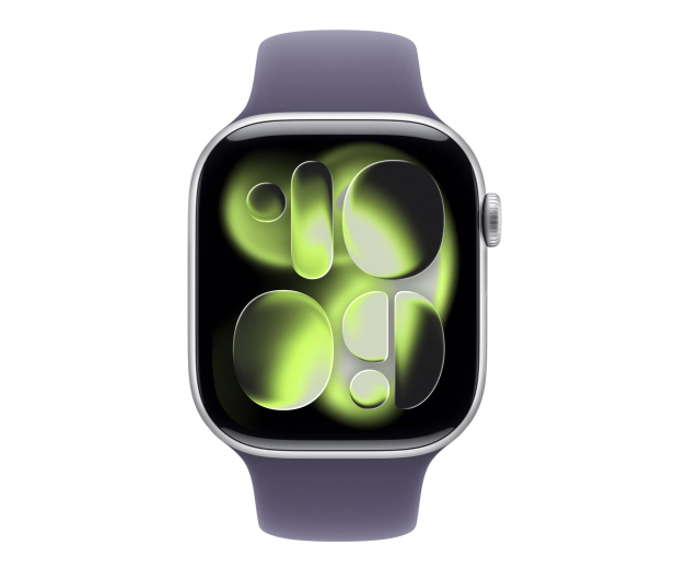 APPLE Watch Series 11 GPS + Cellular 42mm Aluminiowa koperta (srebrny)/ Sportowy pasek (księżycowa poświata) - rozmiar M/L - 1362418 - zdjęcie 2